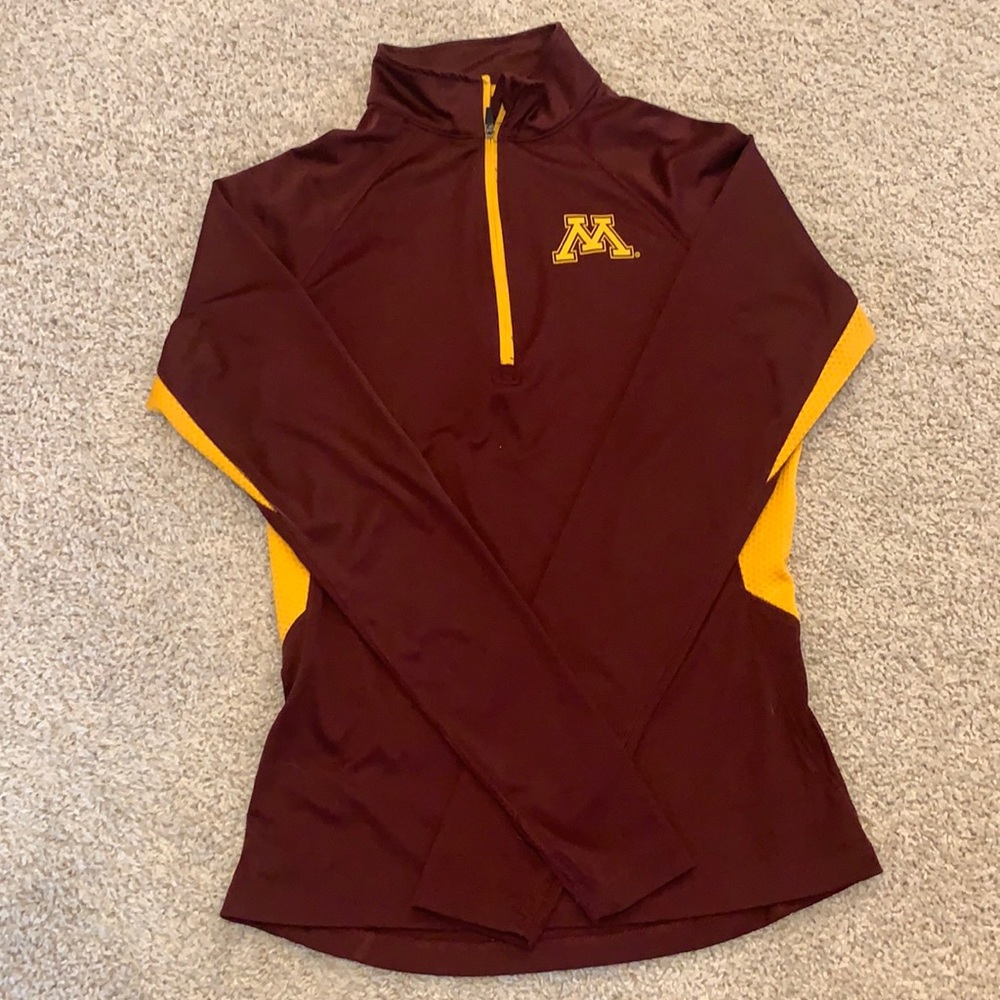 rare university of minnesota half zip